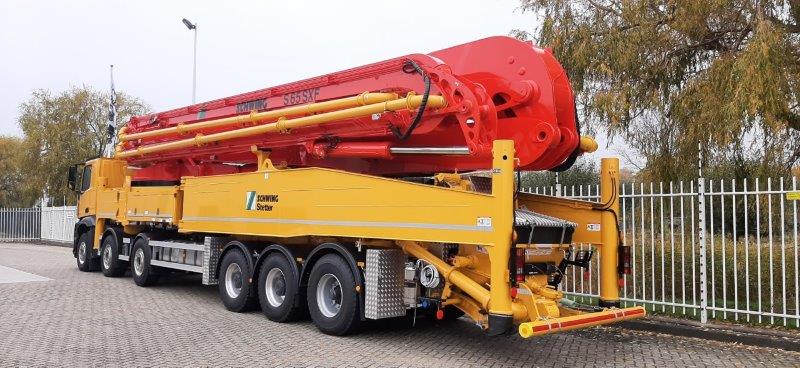 Schwing S65SX de grootste Schwing betonpomp 65 meter